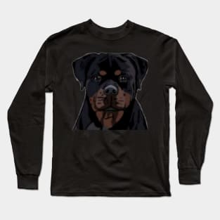 Rottweiler cap Long Sleeve T-Shirt